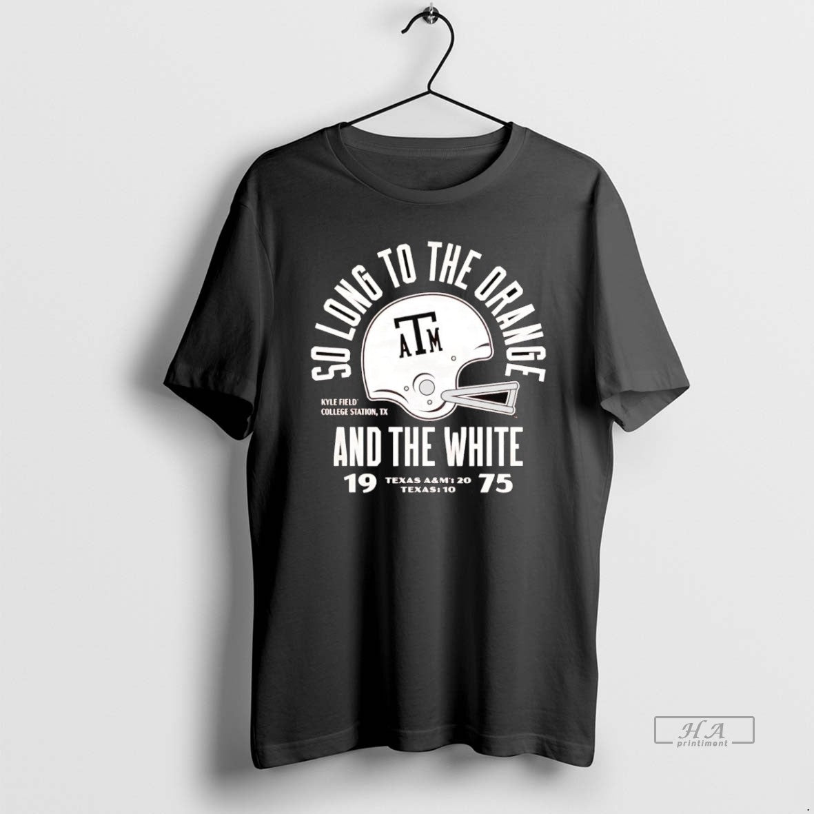 Trendy Texas Am Aggie 1975 So Long To The Orange And The White T-Shirts, Hoodie, Sweatshirt | InkRitualCo.com