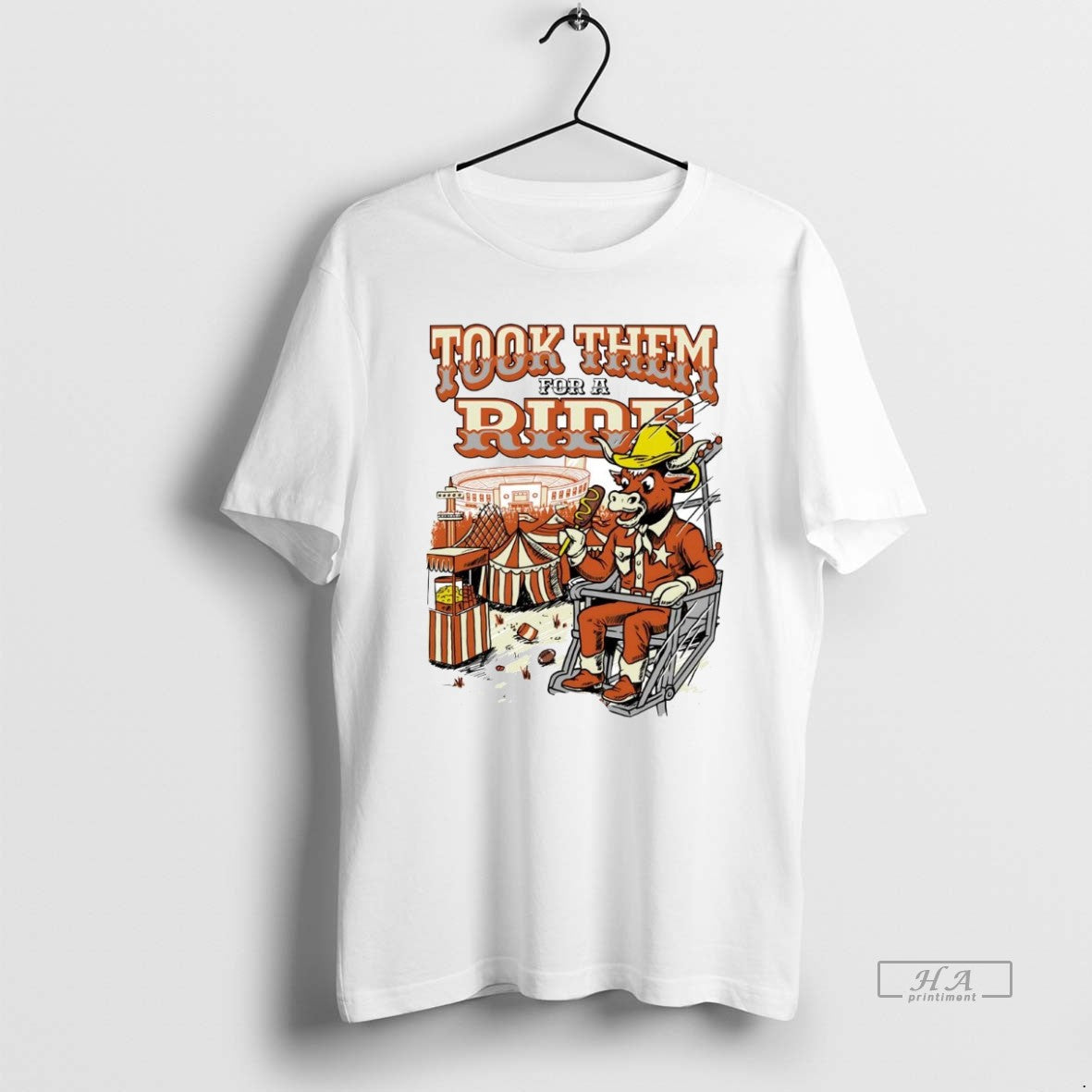 Trendy Texas Longhorns Took Them For A Ride Mascot T-Shirts, Hoodie, Sweatshirt | InkRitualCo.com