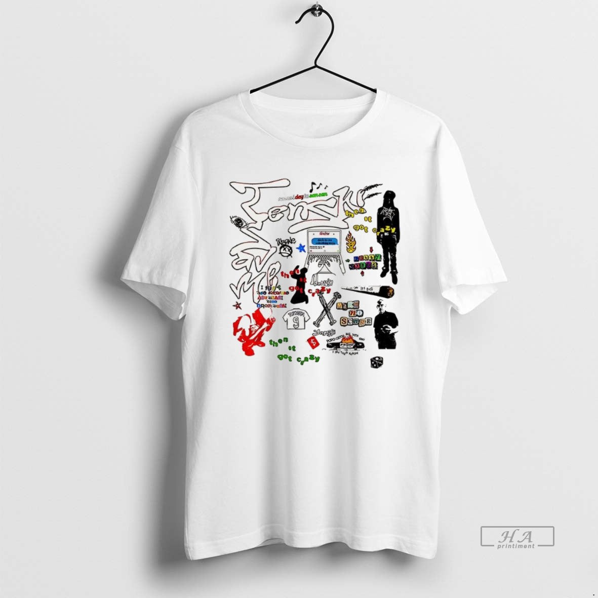 Trendy Then It Got Crazy Graffiti Street Style T-Shirts, Hoodie, Sweatshirt | InkRitualCo.com