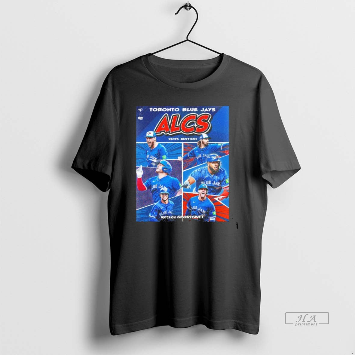 Trendy Toronto Blue Jays Alcs 2025 Postseason Comic Blackshirt T-Shirts, Hoodie, Sweatshirt | InkRitualCo.com