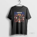 Trendy Unification Retribution Salvation Americana Dont Tread On Me The End Is Never T-Shirts, Hoodie, Sweatshirt