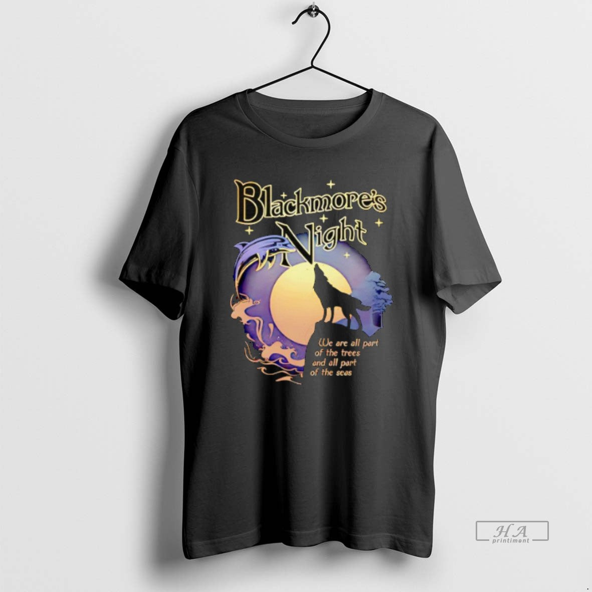 Trendy Wolf Blackmores Night We Are All Part Of The Tres And All Part Of T-Shirts, Hoodie, Sweatshirt | InkRitualCo.com