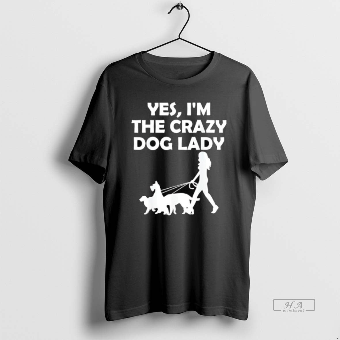 Trendy Yes Im The Crazy Dog Lady T-Shirts, Hoodie, Sweatshirt | InkRitualCo.com