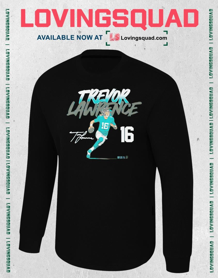 Trevor Lawrence Name & Number Pose Signature T-Shirt