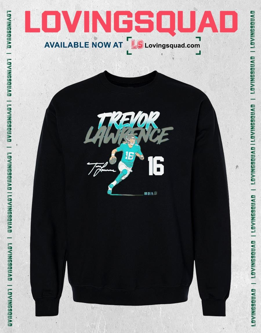 Trevor Lawrence Name & Number Pose Signature T-Shirt