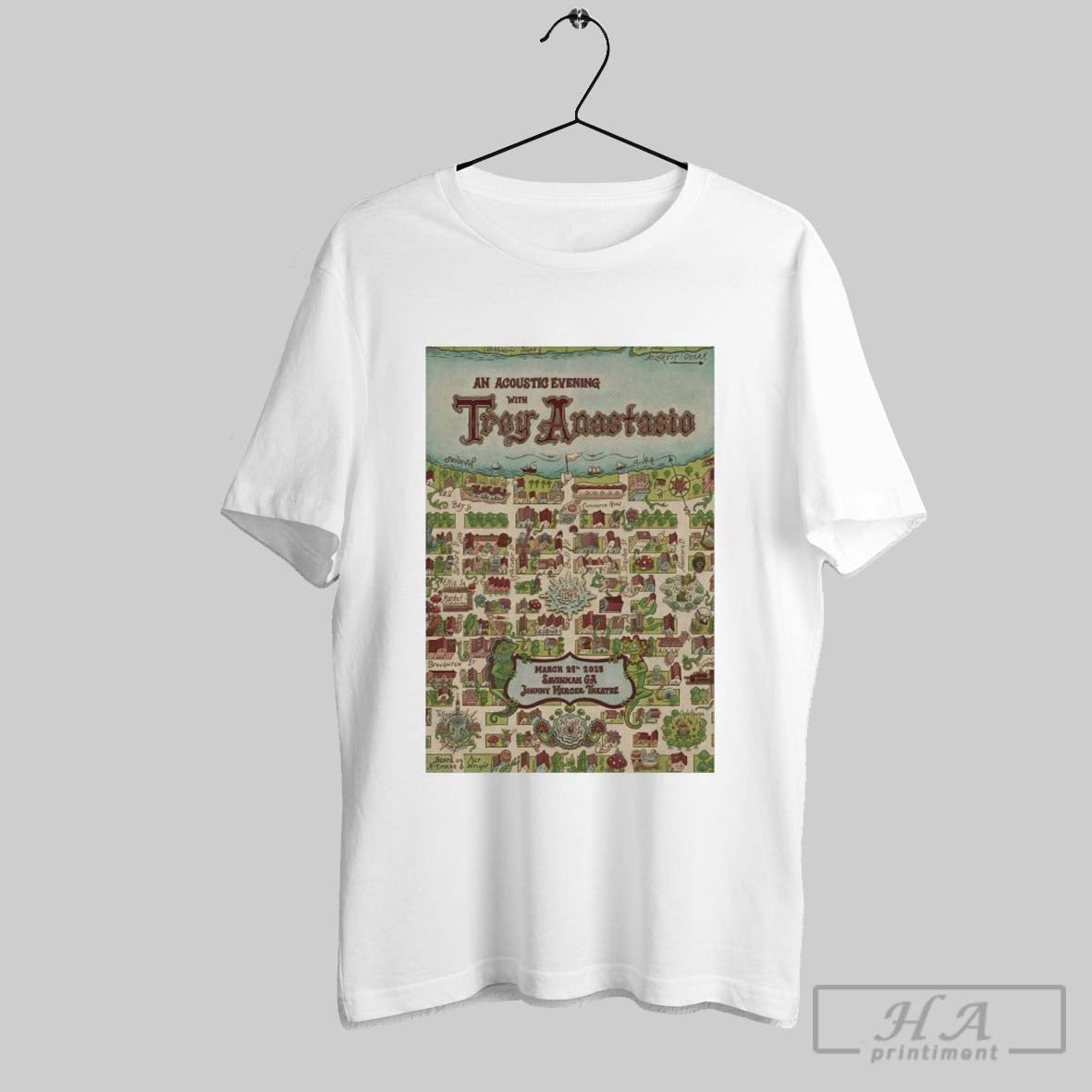 Trey Anastasio Johnny Mercer Theater March 29 2025 Event T Shirts Hoodie, Sweatshirt | InkRitualCo.com