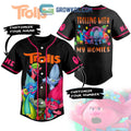 Trolls Trolling With My Homies Christmas Winter Holiday Custom Name Number Personalized Baseball Jersey