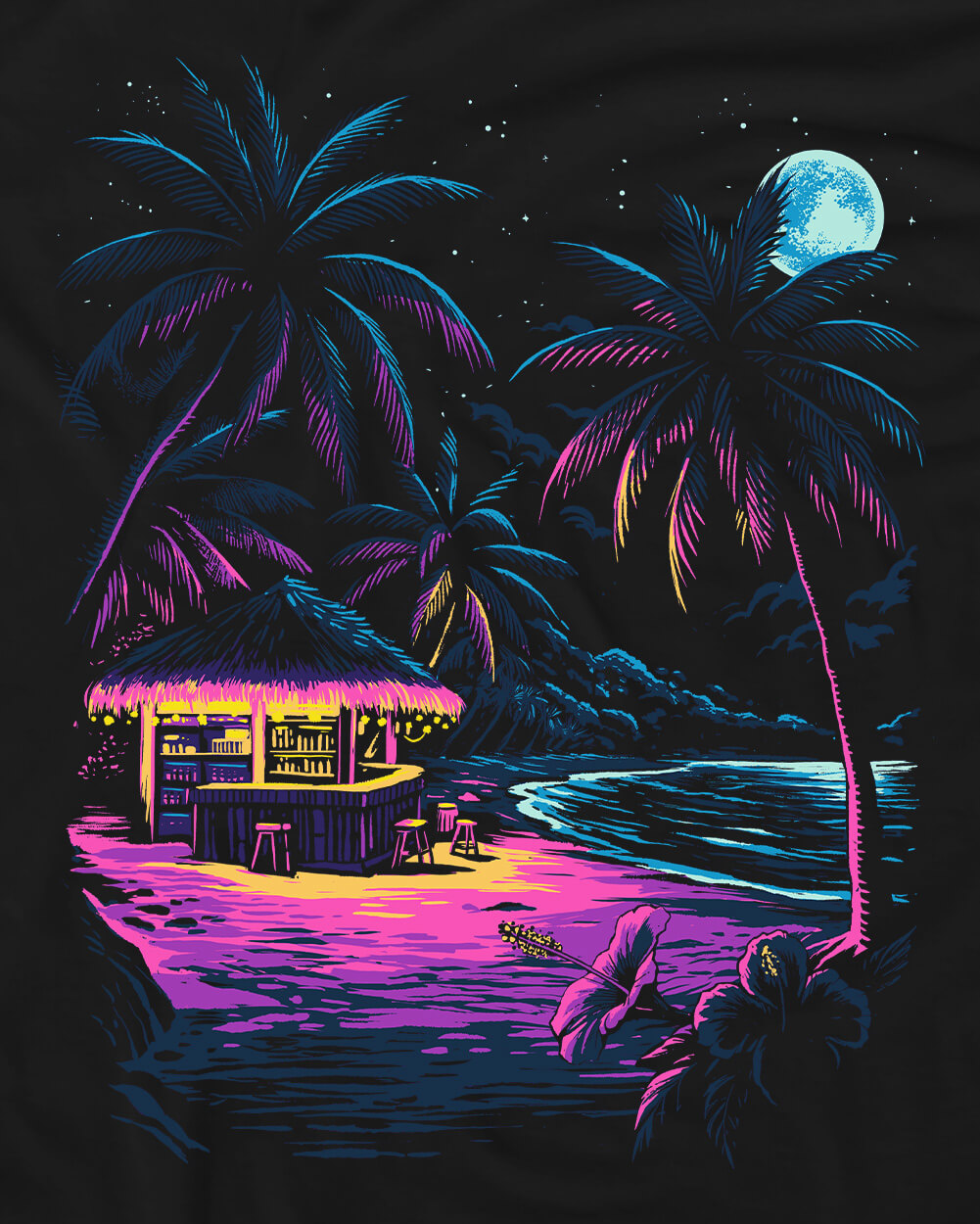 Tropic Night Tee