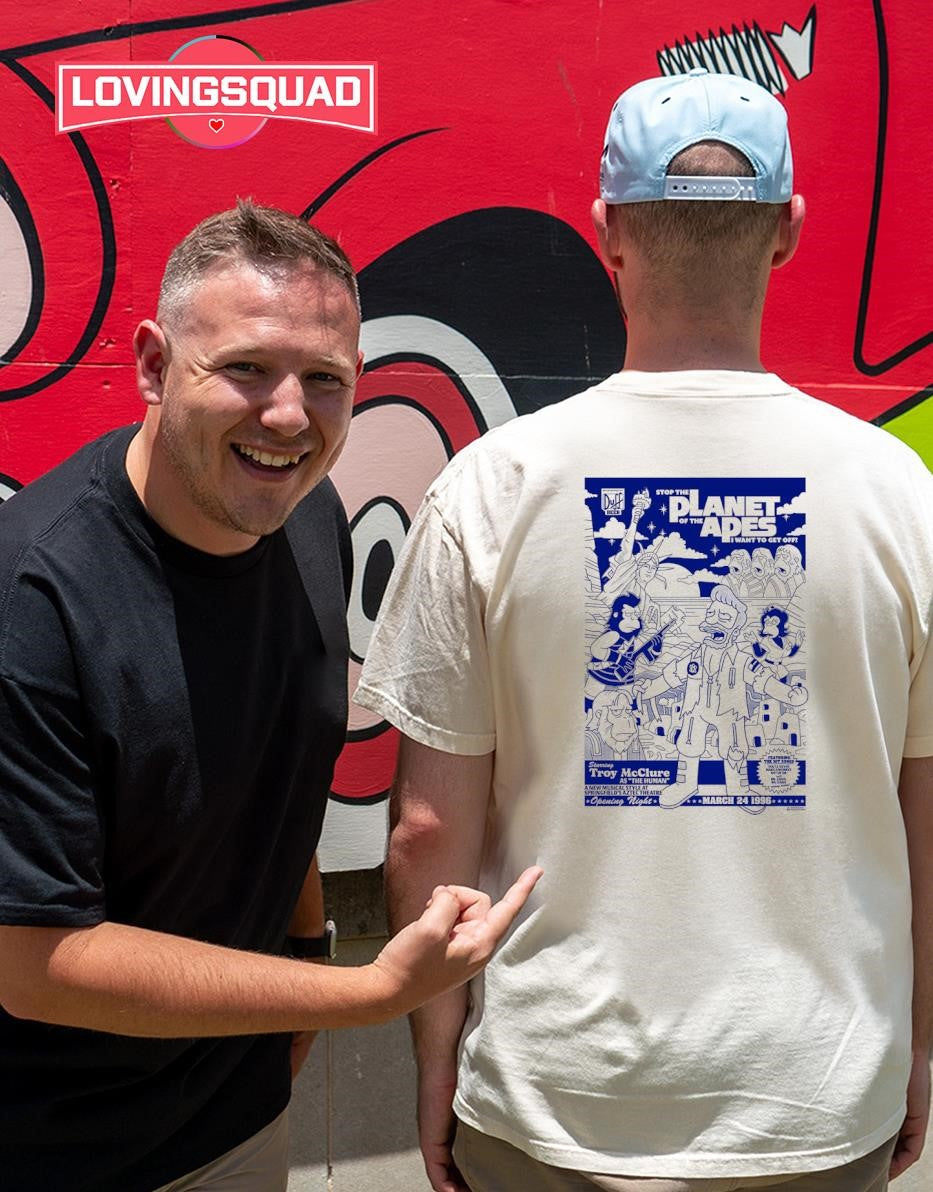 Troy McClure in Stop the Planet of the Apes I Want to Get Off Musical shirt
