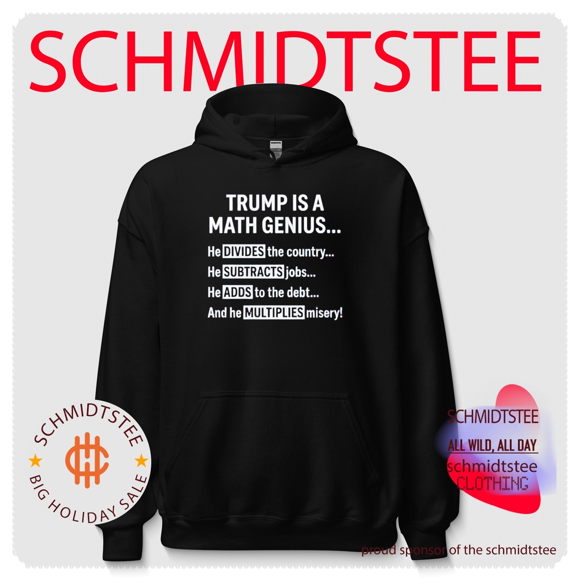 Trump Is A Math Genius He Divides The Country He Subtracts Jobs Shirt