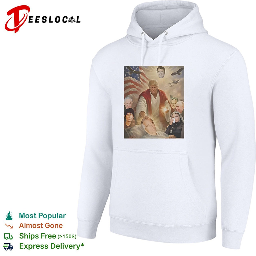 Trump as Christ political montage shirt
