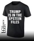 Trump is in The Epstein Files Sean Strickland shirt