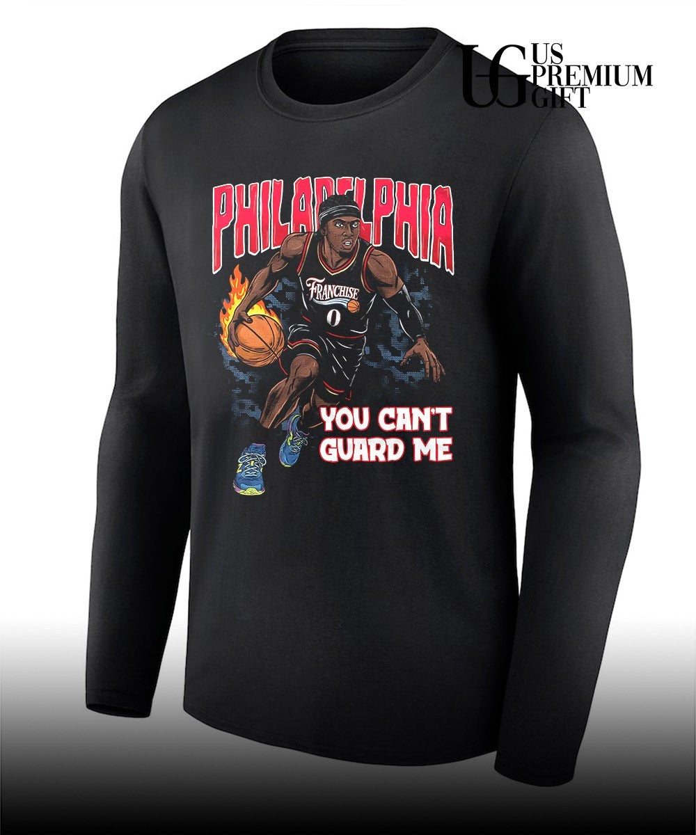Tyrese Maxey Philadelphia 76ers NBA Franchise You Can’t Guard Me shirt