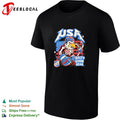 USA skeleton eagle 250 salty goon gear vintage shirt