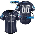 USS Discovery NCC 1031 Personalized Baseball Jersey