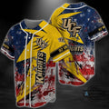 Ucf Baseball Jersey Custom Ncaa Baseball Jersey Shirts Ucf Knights Logo X American Flag Name And Number College Uniform Football Ucf Knights Gift