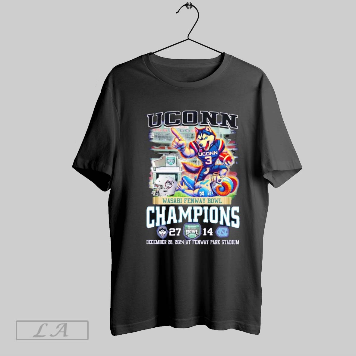 Uconn Wasabi Fenway Bowl Champions 27 14 December 28 2024 At Fenway Park Stadium T-Shirts, Hoodie, Sweatshirt