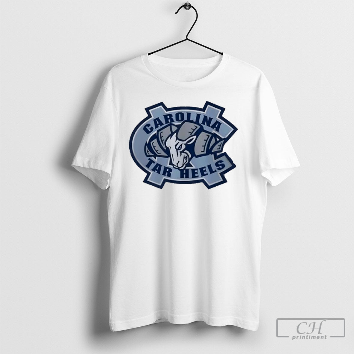 Unc Tar Heels Ram Carolina Blue Rameses Mascot 2025 Logo T-Shirts, Hoodie, Sweatshirt | InkRitualCo.com