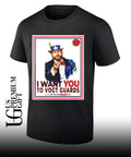 Uncle Sam Stephen Vogt Cleveland Guardians I Want You too Vogt Guards MLB All Star Ballot shirt