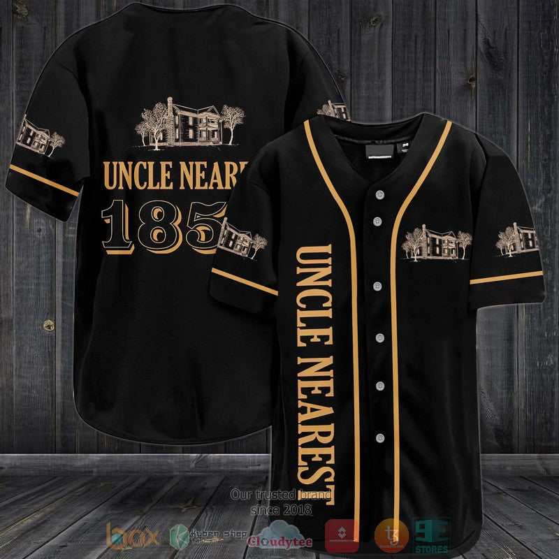 Uncle Nearest black Baseball shirt