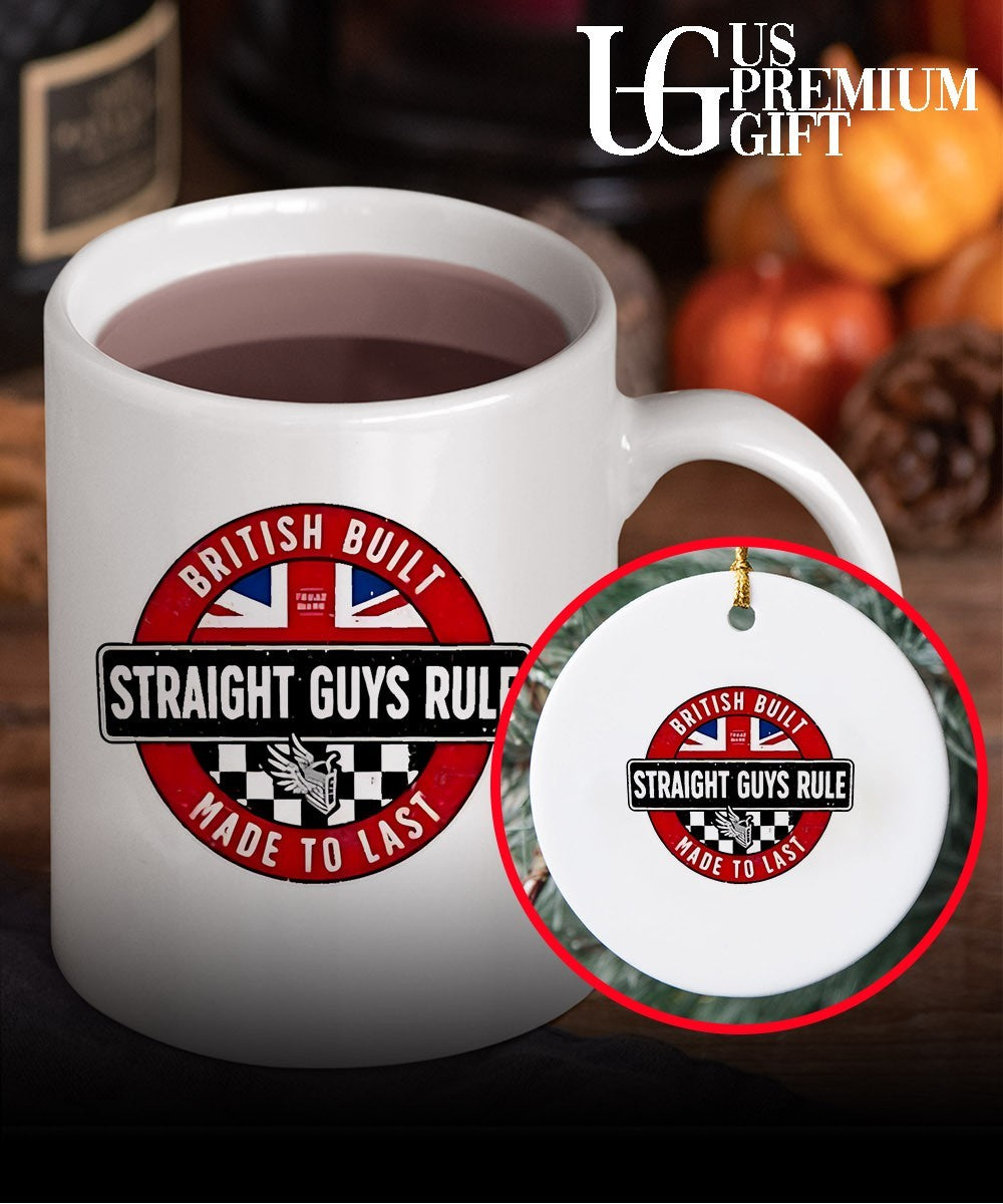 Union Jack British Built Straight Guys Rule Made to Last shirt
