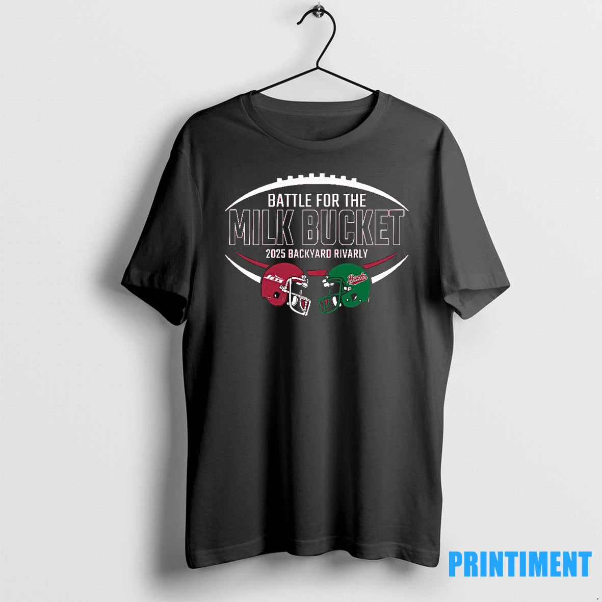 Union Local Jets Vs Barnesville Shamrocks Battle For The Milk Bucket 2025 Backyard Rivalry Tshirts Hoodie, Sweatshirt