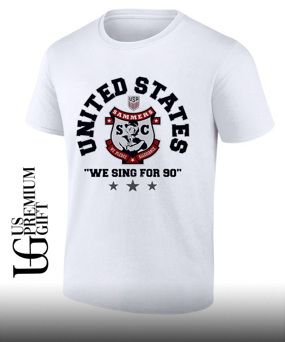 United States Sammers We Sing For 90 logo shirt