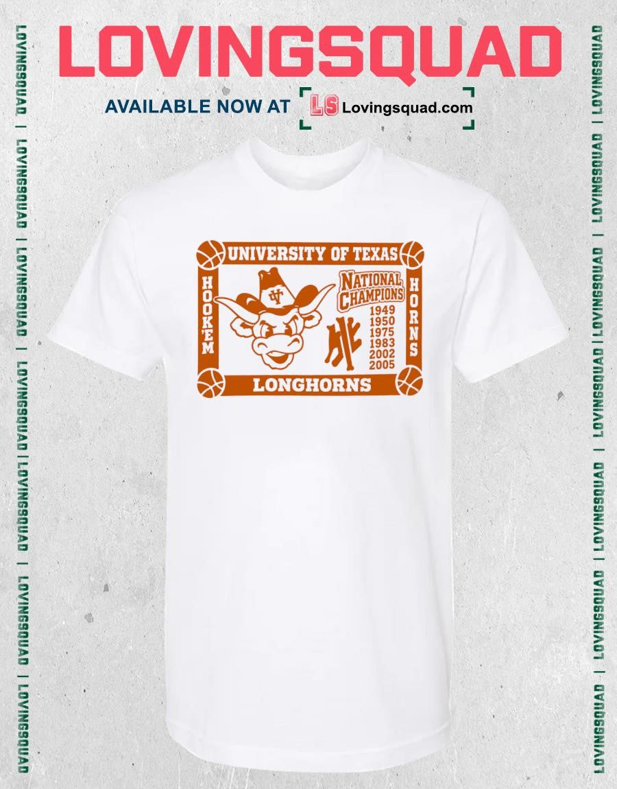University of Texas Longhorns National Champions Hook’em Horns T-shirt