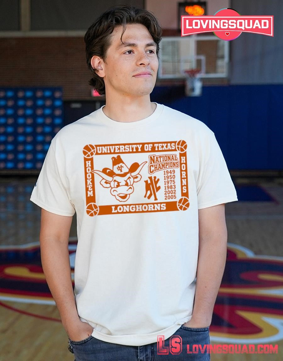 University of Texas Longhorns National Champions Hook’em Horns T-shirt