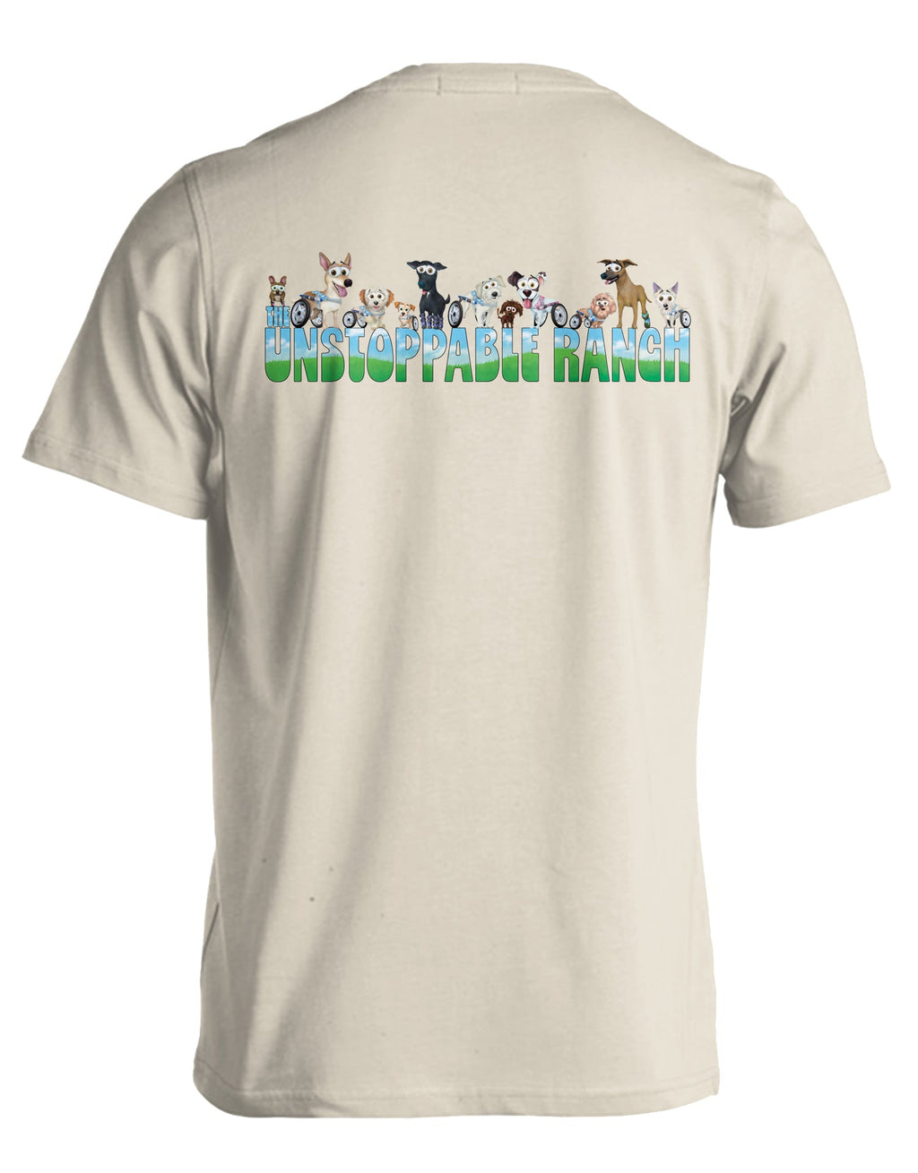 UNSTOPPABLE RANCH LOGO TEE, NATURAL
