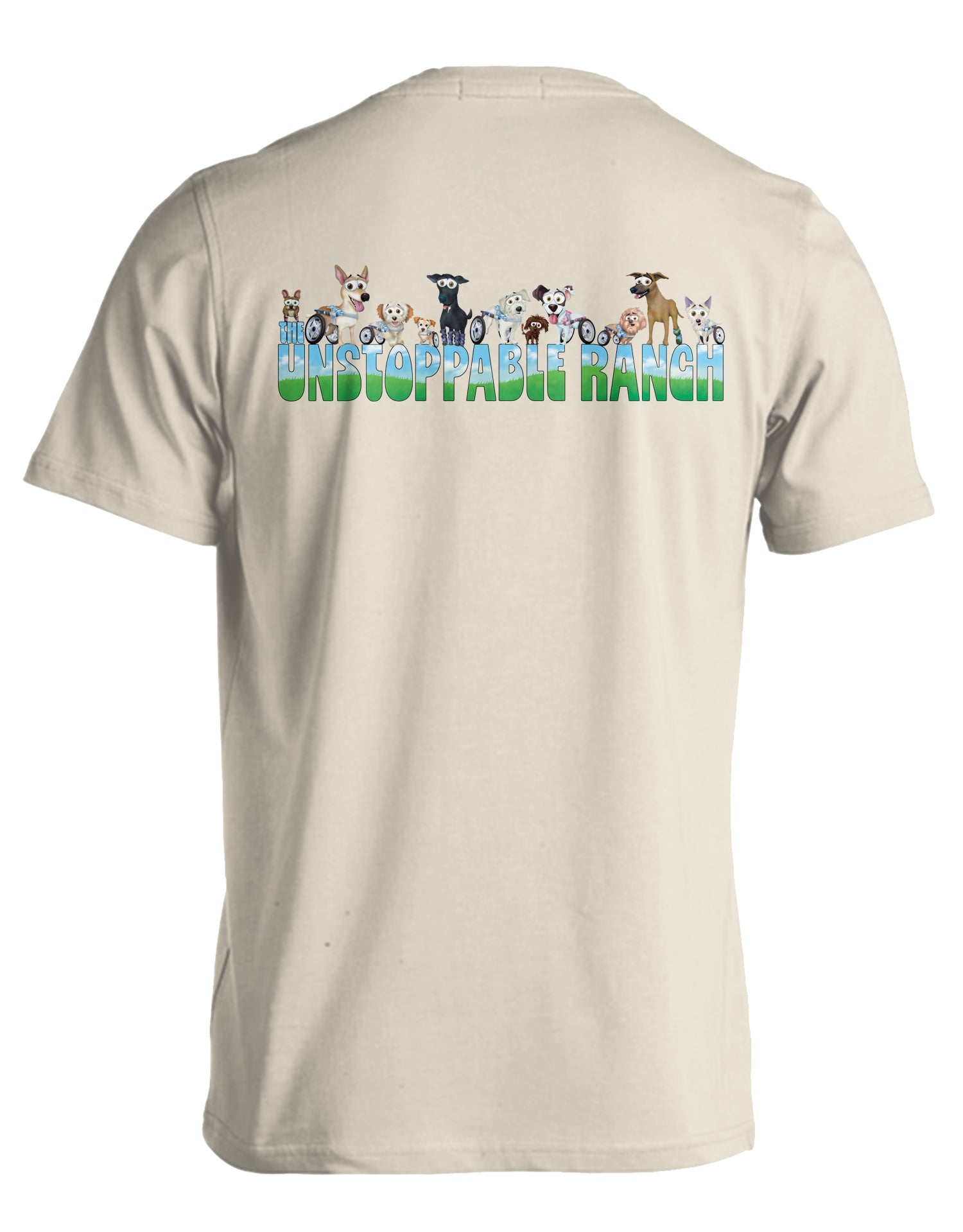 UNSTOPPABLE RANCH LOGO TEE, NATURAL