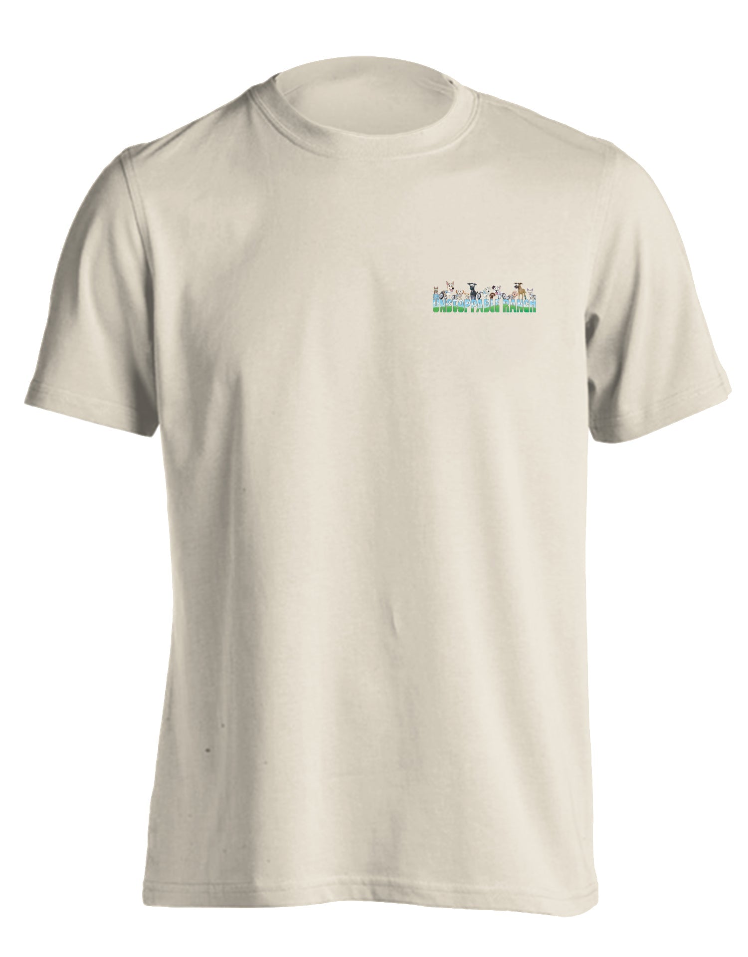 UNSTOPPABLE RANCH LOGO TEE, NATURAL