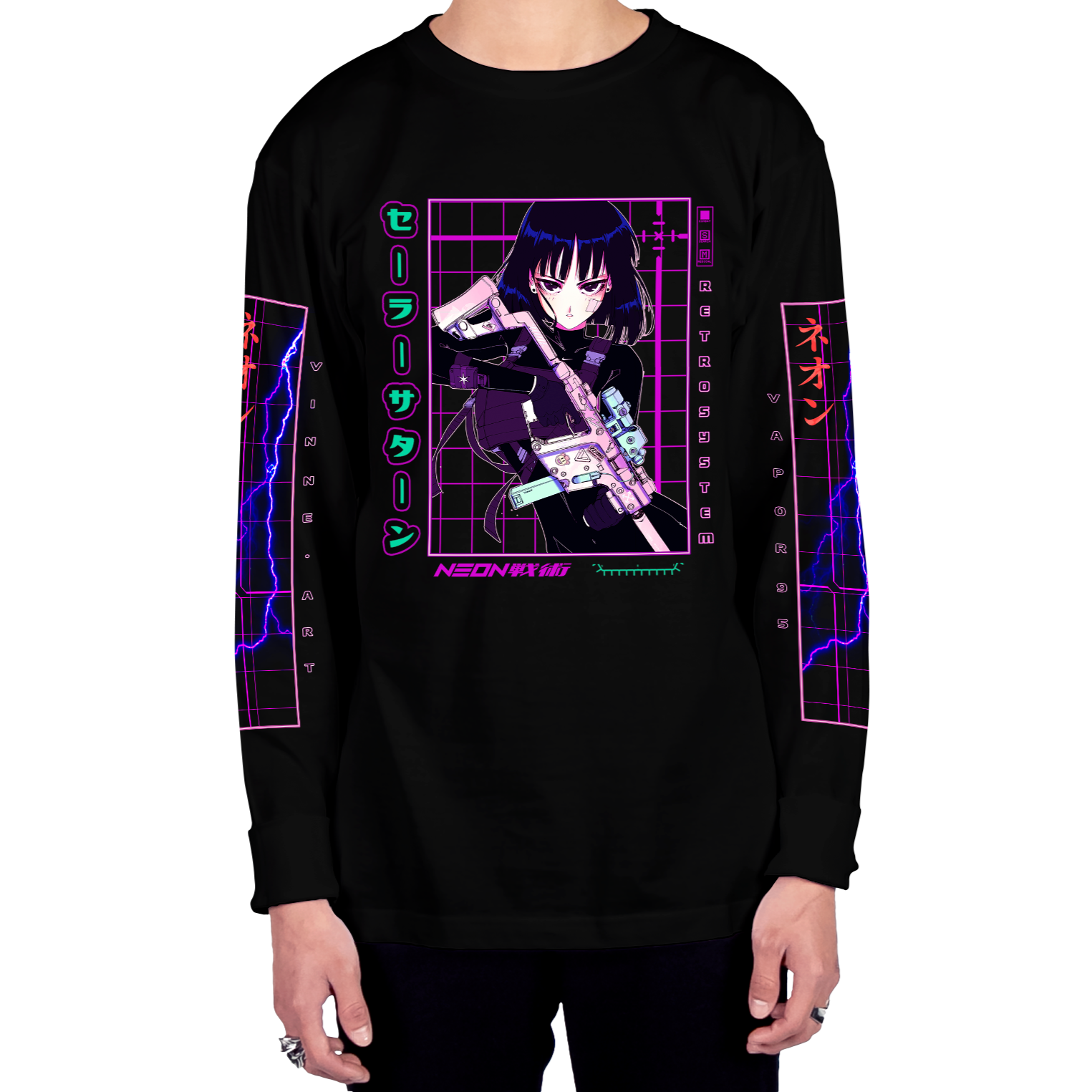 Sailor Saturn Long Sleeve Tee