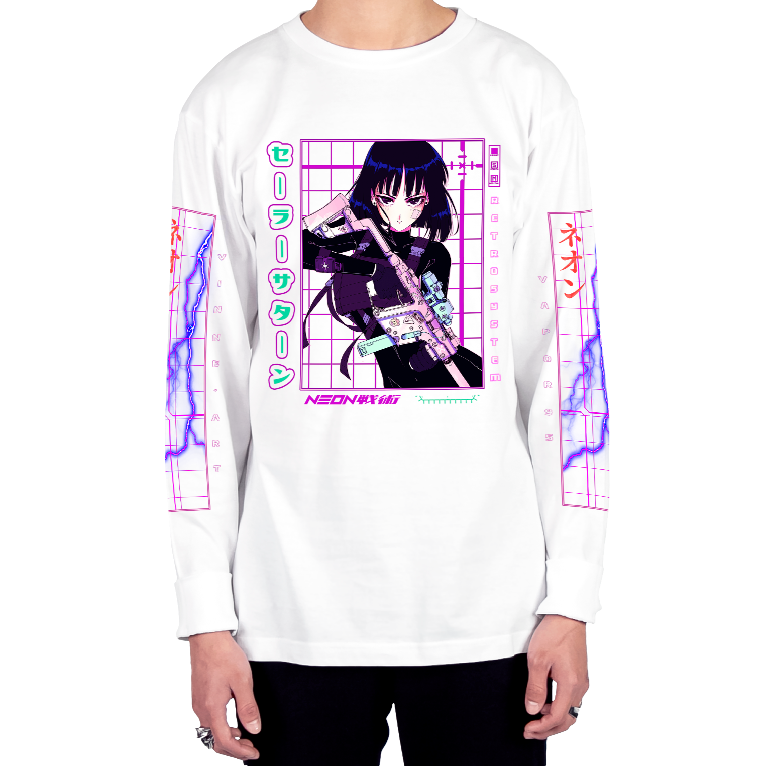 Sailor Saturn Long Sleeve Tee