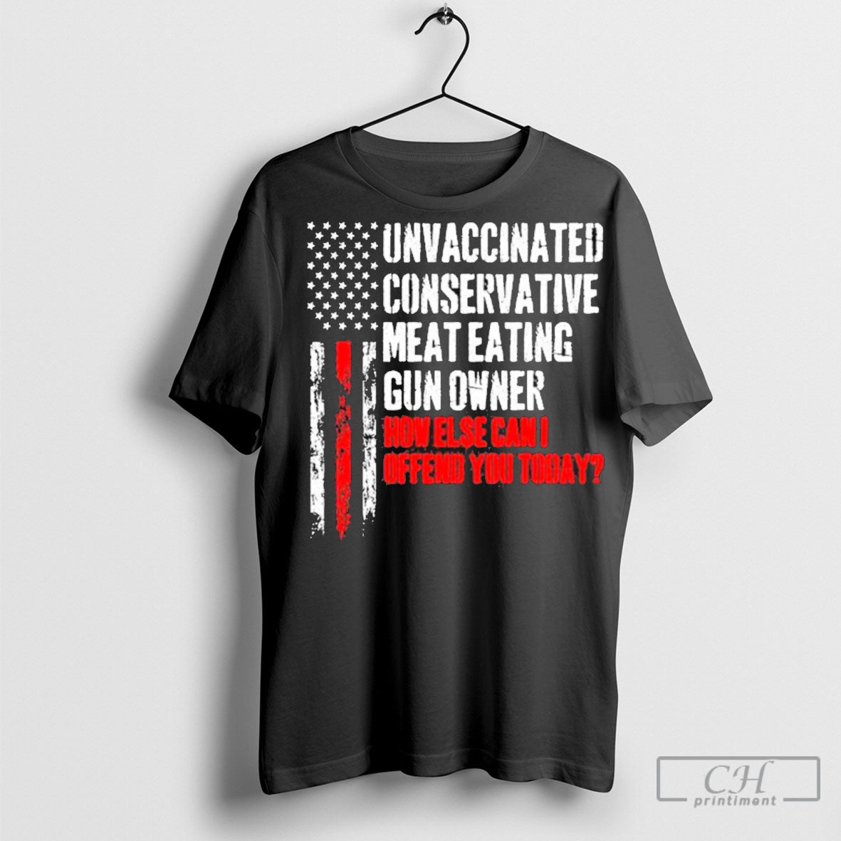 Unvaccinated Conservative Meat Eating Gun Owner American Flag 2025 T-Shirts, Hoodie, Sweatshirt | InkRitualCo.com