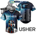 Usher Ready For Tour 2024 With Schedule Personalized Baseball Jersey