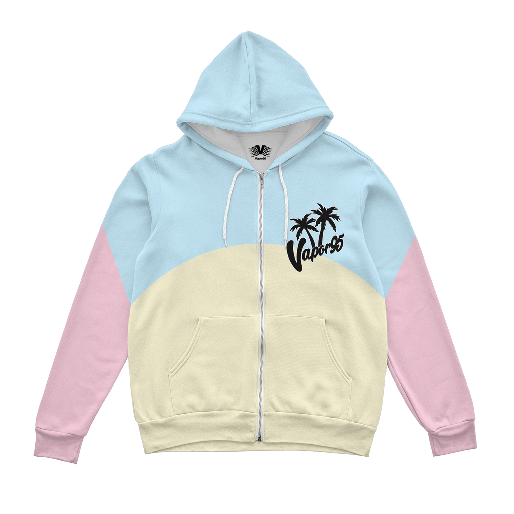 Pastel Escape Zip Up Hoodie