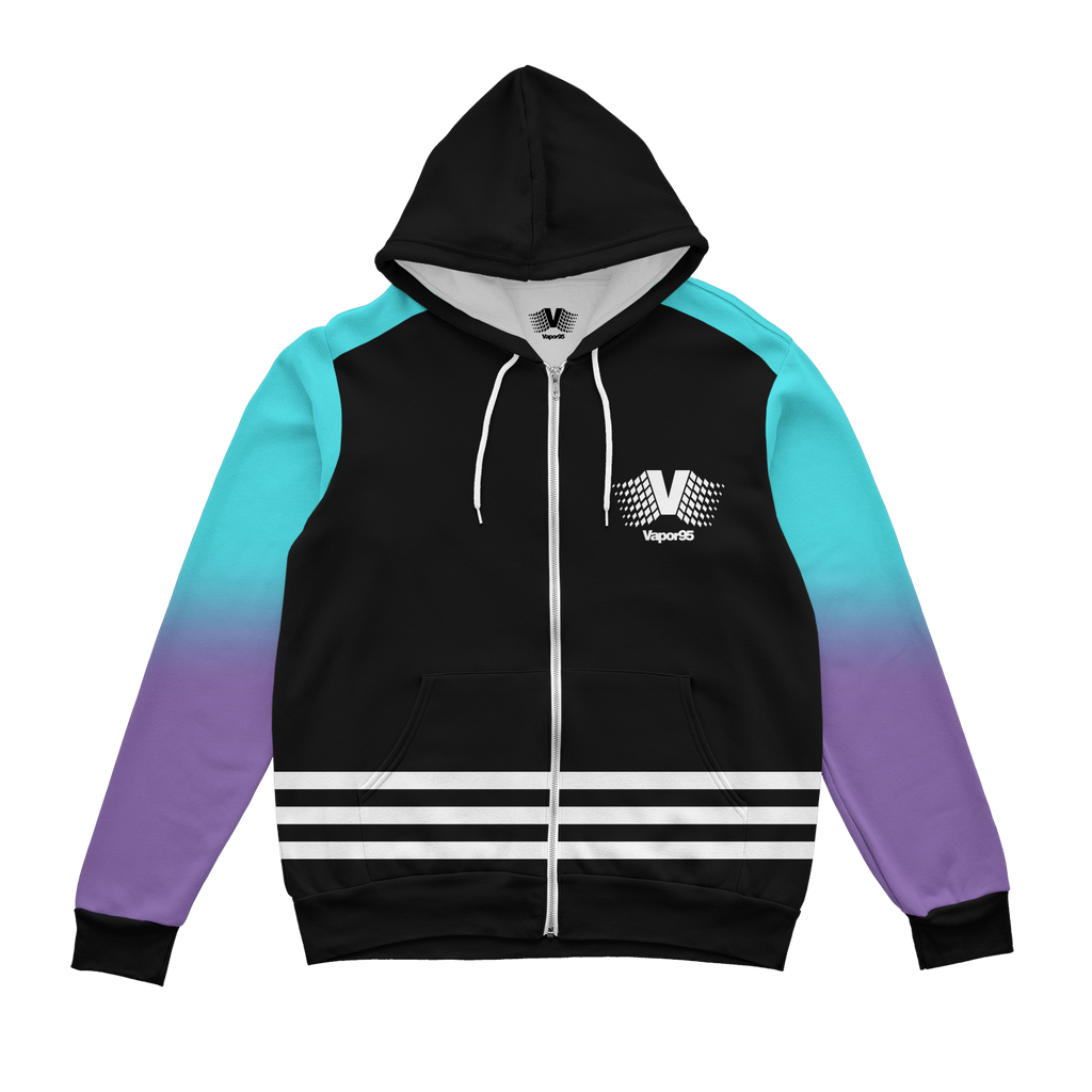 Dark Tropics Zip Up Hoodie