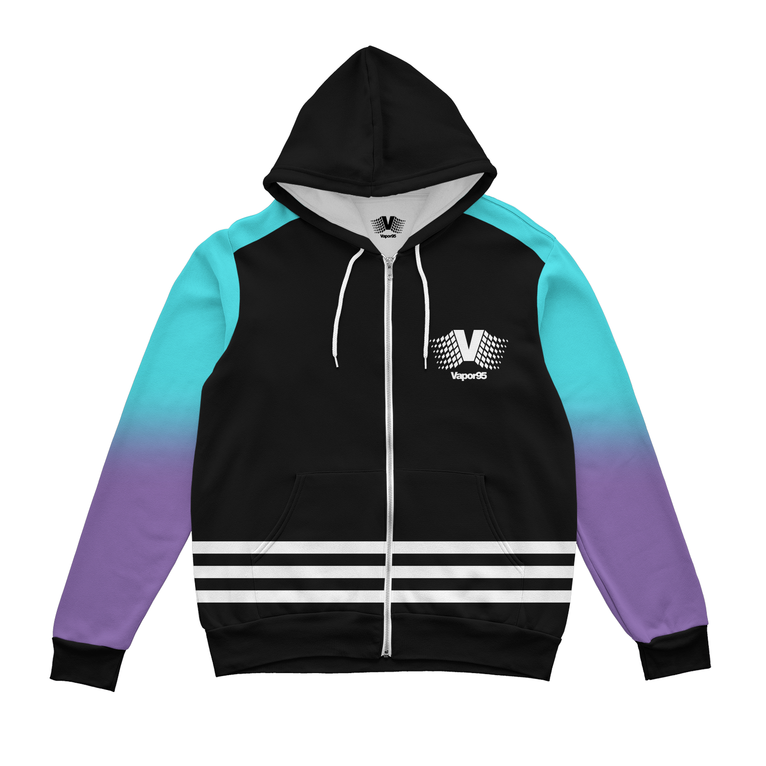Dark Tropics Zip Up Hoodie