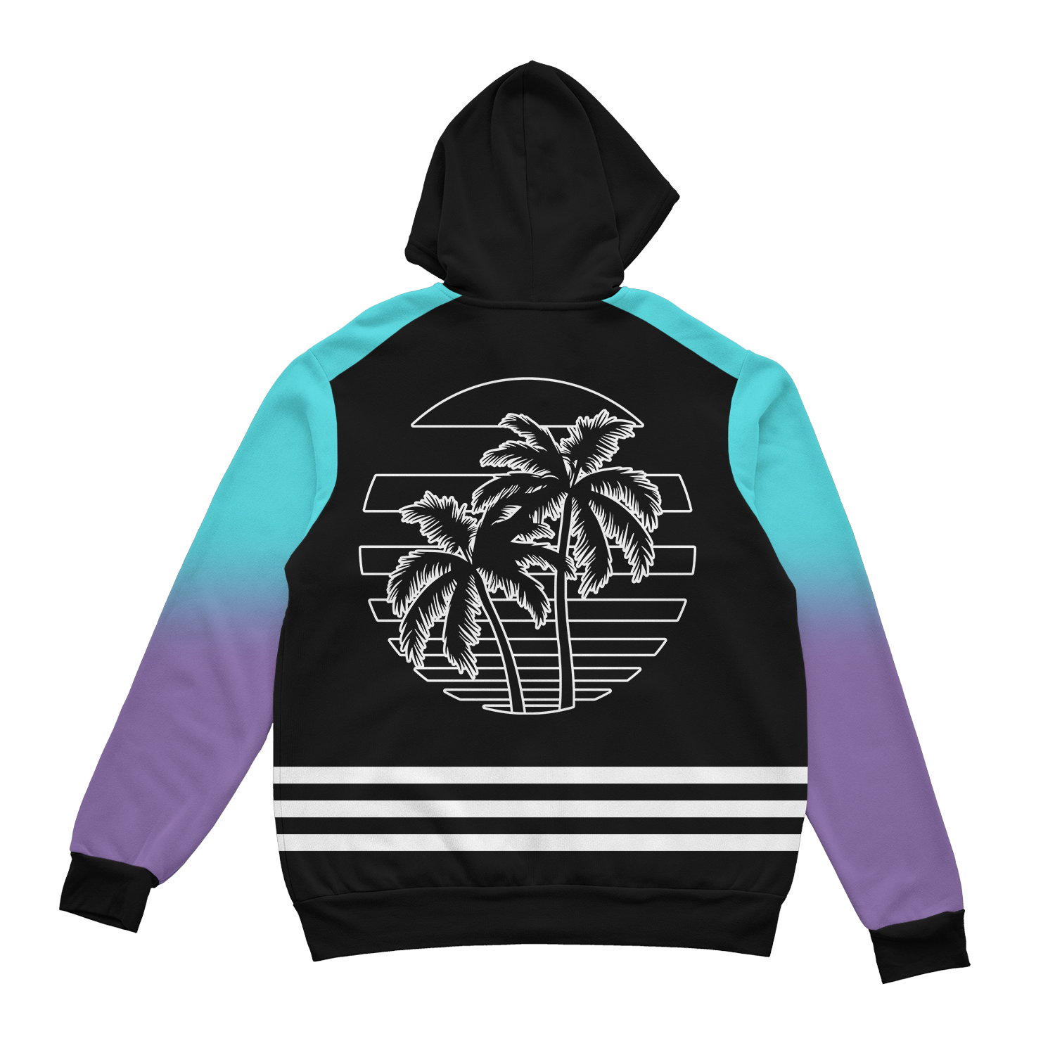 Dark Tropics Zip Up Hoodie