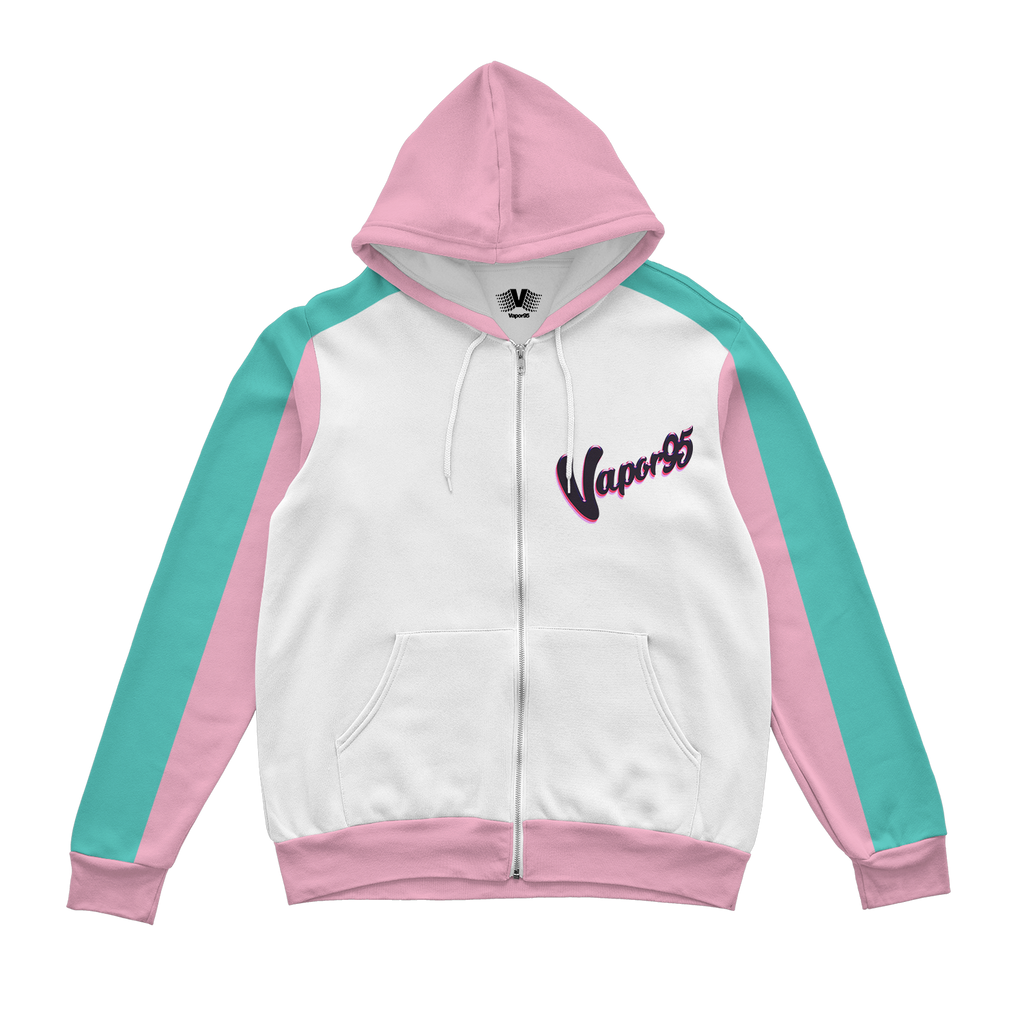 Miami 96 Zip Up Hoodie