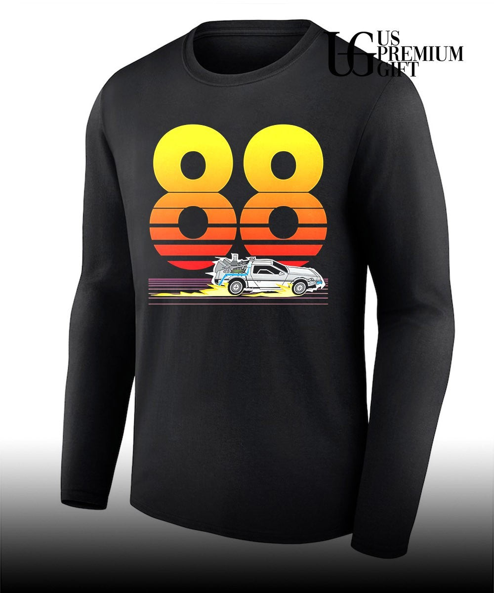 VHS Time Machine Back to the Future sunset shirt