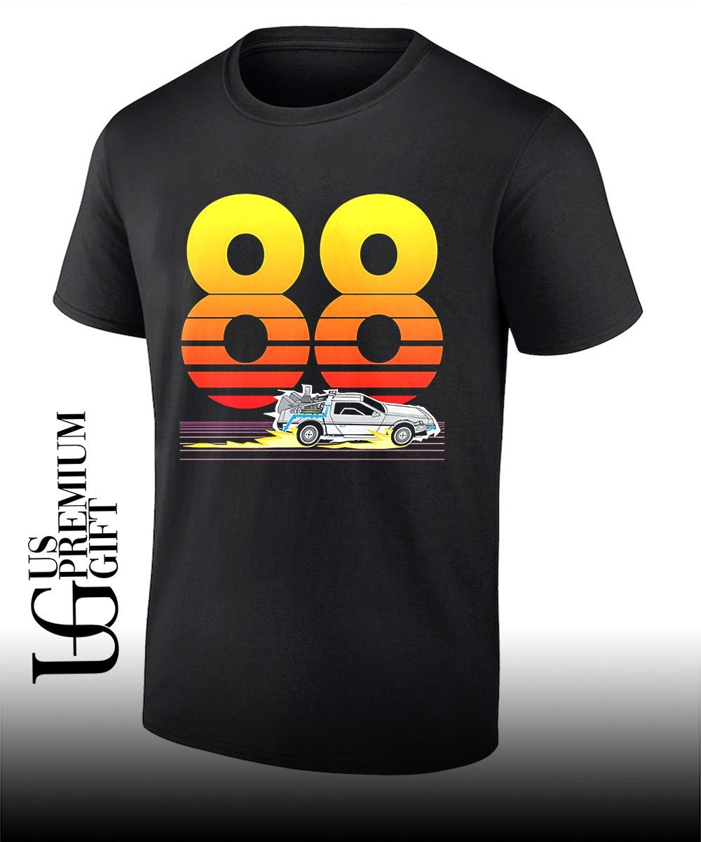 VHS Time Machine Back to the Future sunset shirt