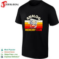 VHS tape running analog memory club retro shirt