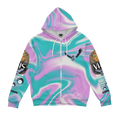 VHS Glyph Zip Up Hoodie