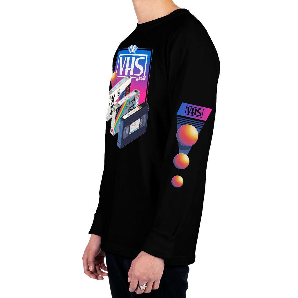 VHS World Long Sleeve Tee