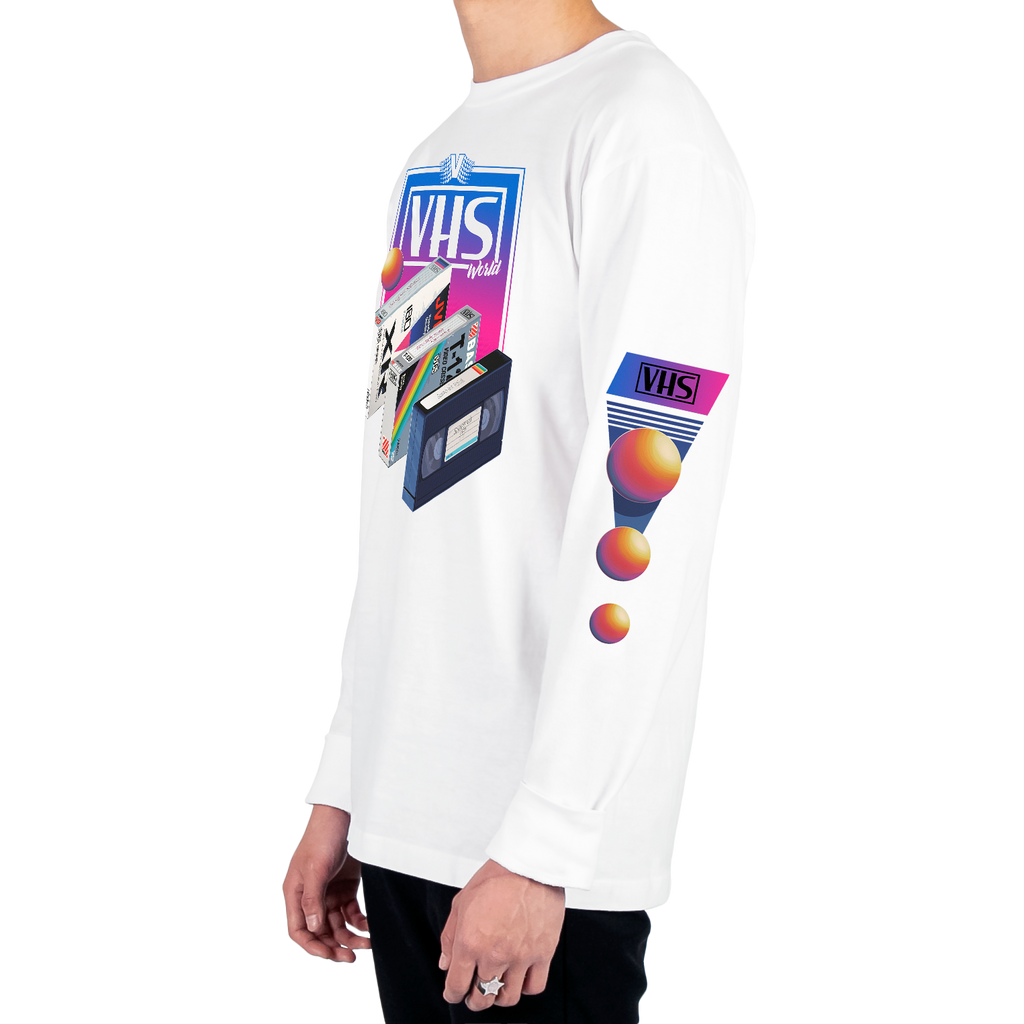 VHS World Long Sleeve Tee