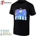 VIBES comic character shirt