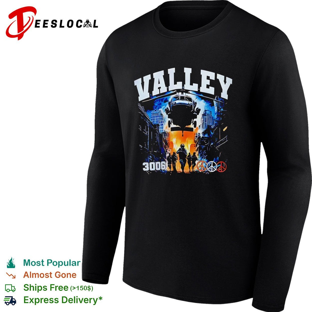 Valley 3006 peace logo shirt
