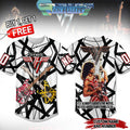 Van Halen It’s Always About The Music Personalized Baseball Jersey Black